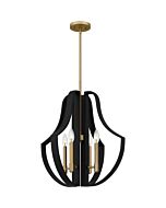 Four Light Pendant by Quoizel