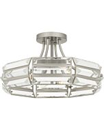 Four Light Semi Flush Mount by Quoizel