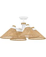 Four Light Semi Flush Mount by Quoizel