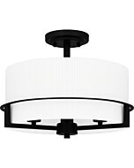 Three Light Semi Flush Mount by Quoizel