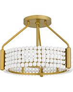 Four Light Semi Flush Mount by Quoizel