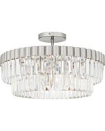 Four Light Semi Flush Mount by Quoizel