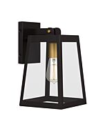 Quoizel One Light Outdoor Wall Mount Amberly Grove in Western Bronze