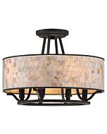 Quoizel Aristocrat 4 Light 16 Inch Ceiling Light in Palladian Bronze