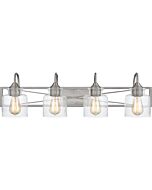 Bartley 4-Light Bathroom Vanity Light in Brushed Nickel