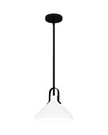 Quoizel One Light Pendant Brink in Matte Black