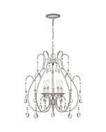 Quoizel Blanca 5 Light 25 Inch Transitional Chandelier in Antique White