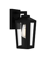 Quoizel One Light Outdoor Wall Mount Blomfield in Matte Black