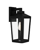 Quoizel One Light Outdoor Wall Mount Blomfield in Matte Black