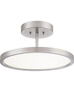 Quoizel Beltway 15 Inch Ceiling Light in Brushed Nickel