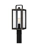 Quoizel One Light Outdoor Post Mount Bramshaw in Matte Black