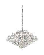 Quoizel Bordeaux 7 Light 20 Inch Pendant Light in Polished Chrome