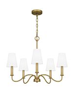 Beatty 5-Light Chandelier in Aged Brass