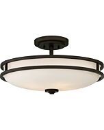 Quoizel Cadet 4 Light 19 Inch Ceiling Light in Old Bronze