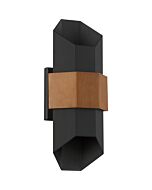 Quoizel Chasm 7 Inch Outdoor Hanging Light in Matte Black