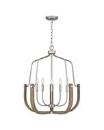 Challis 5-Light Chandelier in Antique Nickel