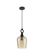 Quoizel Kendrick 9 Inch Pendant Light in Western Bronze