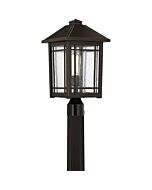 Quoizel Cedar Point 10 Inch Outdoor Post Light in Palladian Bronze