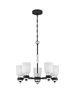 Quoizel Conrad 5 Light 22 Inch Transitional Chandelier in Brushed Nickel