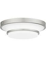 Quoizel LED Flush Mount Cromwell in Brushed Nickel