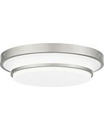 Quoizel LED Flush Mount Cromwell in Brushed Nickel