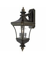 Quoizel Devon 3 Light 11 Inch Outdoor Wall Light in Imperial Bronze