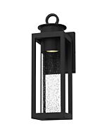 Quoizel One Light Outdoor Wall Mount Donegal in Matte Black