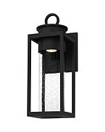 Quoizel One Light Outdoor Wall Mount Donegal in Matte Black