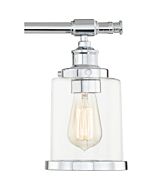 Dixie 3-Light Bathroom Vanity Light in Polished Chrome