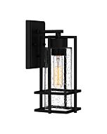 Quoizel One Light Outdoor Wall Mount Damien in Earth Black