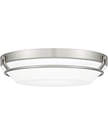 Quoizel LED Flush Mount Dunbar in Brushed Nickel