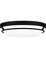 Quoizel LED Flush Mount Dunbar in Matte Black