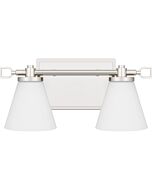 Daniels 0-Light Bathroom Vanity Light in Polished Nickel