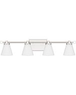 Daniels 0-Light Bathroom Vanity Light in Polished Nickel