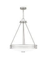 Emile 4-Light Pendant in Brushed Nickel