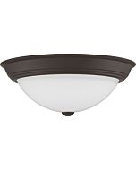 Quoizel Erwin 3 Light 15 Inch Ceiling Light in Old Bronze