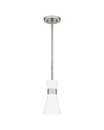 Quoizel One Light Mini Pendant Fremont in Brushed Nickel