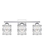 Quoizel Three Light Bath Gibson in Polished Chrome