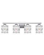 Quoizel Four Light Bath Gibson in Polished Chrome