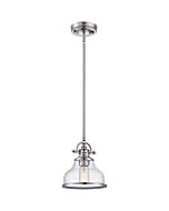 Quoizel One Light Mini Pendant Grant in Brushed Nickel