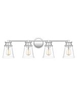 Quoizel Four Light Bath Haverfield in Polished Chrome