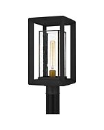 Infinger 1-Light Outdoor Post Mount in Earth Black