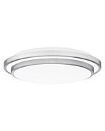 Quoizel LED Flush Mount Irving in Brushed Aluminum