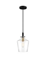 Quoizel One Light Mini Pendant June in Earth Black