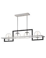 Quoizel Kane 4 Light 40 Inch Linear Chandelier in Earth Black