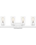 Kirby 4-Light Bathroom Vanity Light in Polished Chrome