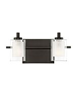 Quoizel Kolt 2 Light Bathroom Vanity Light in Western Bronze