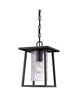 Quoizel Lodge 1 Light 13 Inch Outdoor Hanging Lantern in Mystic Black