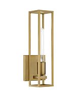 Quoizel Leighton 14 Inch Wall Sconce in Weathered Brass