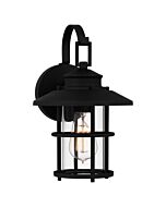 Quoizel One Light Outdoor Wall Mount Lombard in Matte Black